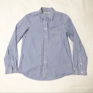 Madewell striped button down shirt.
